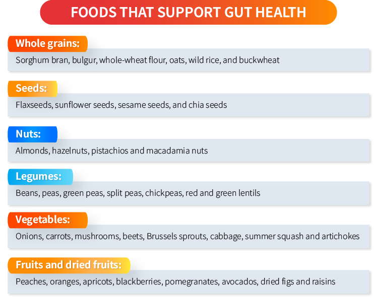 foods that support gut health