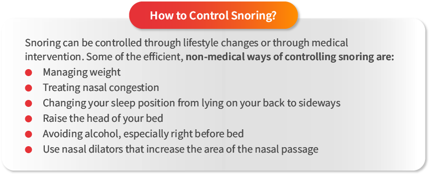 How to Control Snoring